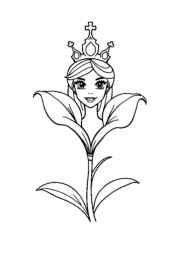 Princess Lily Coloring Book 0E3C234C (12 Coloring Pages)