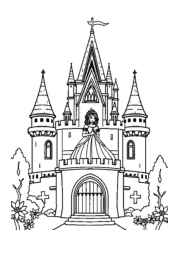 Princess Lily Coloring Book 0E3C234C (12 Coloring Pages)