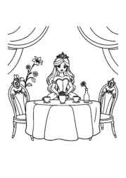 Princess Lily Coloring Book 0E3C234C (12 Coloring Pages)