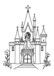 Princess Lily Coloring Book 2141A444 (12 Coloring Pages)