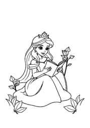 Princess Lily Coloring Book 2141A444 (12 Coloring Pages)
