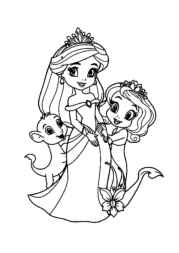Princess Lily Coloring Book 2141A444 (12 Coloring Pages)