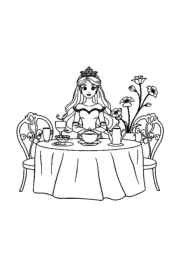 Princess Lily Coloring Book 3937ACAB (12 Coloring Pages)