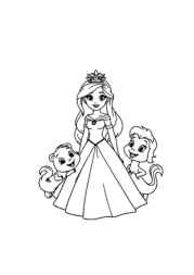 Princess Lily Coloring Book 3937ACAB (12 Coloring Pages)