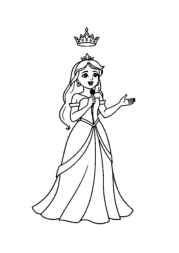 Princess Lily Coloring Book 3937ACAB (12 Coloring Pages)