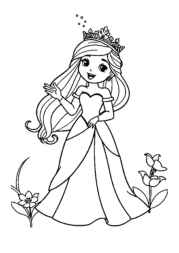 Princess Lily Coloring Book 3DFF2A8D (12 Coloring Pages)