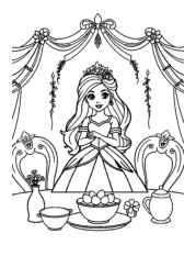 Princess Lily Coloring Book 3DFF2A8D (12 Coloring Pages)