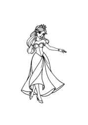 Princess Lily Coloring Book 3DFF2A8D (12 Coloring Pages)