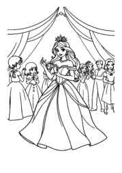 Princess Lily Coloring Book 3DFF2A8D (12 Coloring Pages)