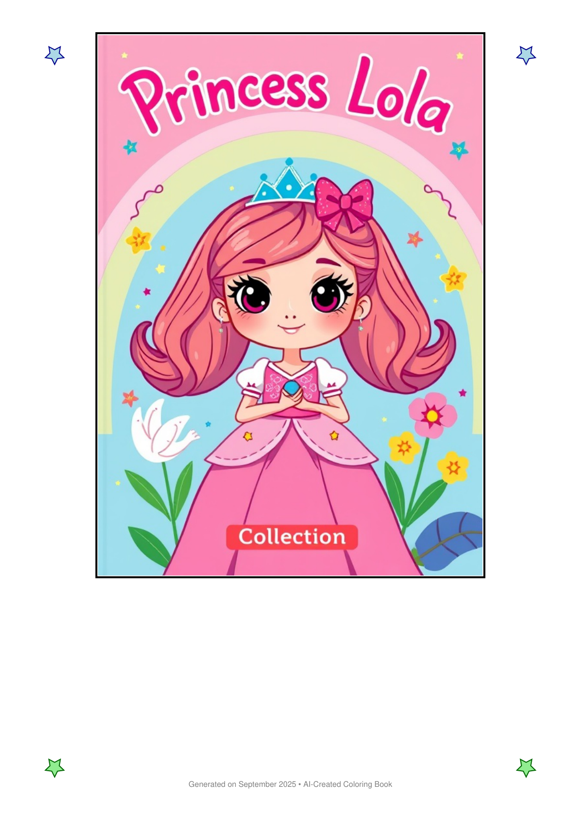 Princess Lola Coloring Book 6F24BF6C (12 Coloring Pages)