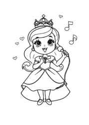 Princess Lola Coloring Book 6F24BF6C (12 Coloring Pages)