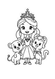 Princess Lola Coloring Book 6F24BF6C (12 Coloring Pages)