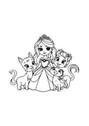 Princess Lola Coloring Book CD267D2D (12 Coloring Pages)