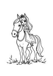 Princess Lola Coloring Book CD267D2D (12 Coloring Pages)