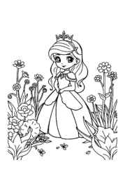 Princess Lola Coloring Book CD267D2D (12 Coloring Pages)