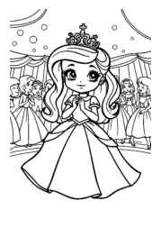 Princess Lola Coloring Book CD267D2D (12 Coloring Pages)