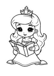 Princess Lola Coloring Book CD267D2D (12 Coloring Pages)