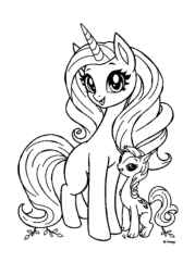 Princess Luna Coloring Book 6AF0FAEC (12 Coloring Pages)