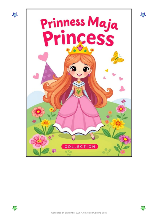 Princess Maja Coloring Book 6B5A15CB (12 Coloring Pages)