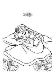 Princess Maja Coloring Book 6B5A15CB (12 Coloring Pages)