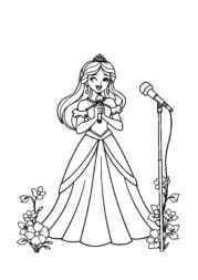 Princess Maja Coloring Book 6B5A15CB (12 Coloring Pages)