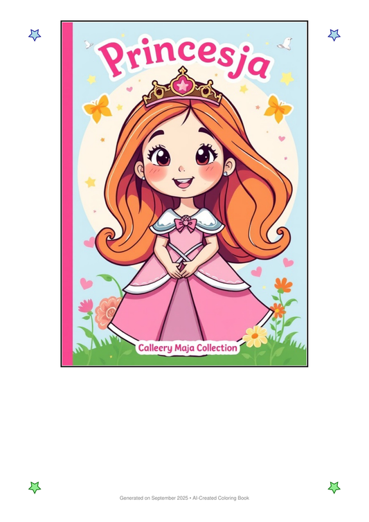 Princess Maja Coloring Book E7C52DE4 (12 Coloring Pages)