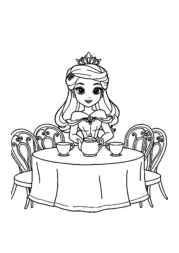 Princess Pia Coloring Book D35B1F41 (12 Coloring Pages)