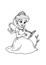 Princess Pia Coloring Book D35B1F41 (12 Coloring Pages)