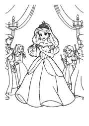 Princess Pia Coloring Book DCEA4479 (12 Coloring Pages)