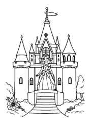 Princess Pia Coloring Book DCEA4479 (12 Coloring Pages)