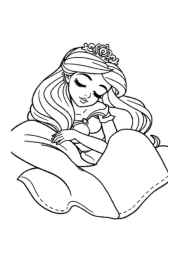 Princess Pia Coloring Book DCEA4479 (12 Coloring Pages)