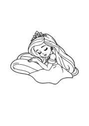 Princess Violet Coloring Book 4463A299 (12 Coloring Pages)