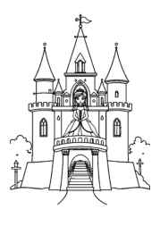 Princess Violet Coloring Book 4463A299 (12 Coloring Pages)