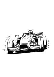 Racing Coloring Book 21417317 (12 Coloring Pages)