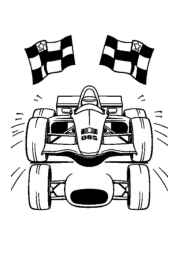 Racing Coloring Book 8E907BCC (12 Coloring Pages)