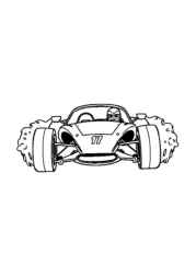 Racing Coloring Book 8E907BCC (12 Coloring Pages)