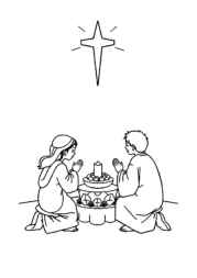 Ramadan Evenings Coloring Book 374A5FDD (12 Coloring Pages)