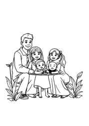 Ramadan Evenings Coloring Book 78C14BED (12 Coloring Pages)