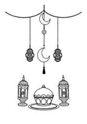 Ramadan Evenings Coloring Book 78C14BED (12 Coloring Pages)