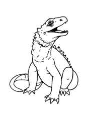 Reptiles Coloring Book 47143349 (12 Coloring Pages)
