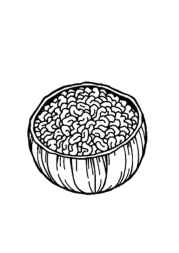 Rice Recipes Coloring Book 95AA5EBE (12 Coloring Pages)