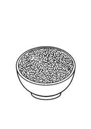 Rice Recipes Coloring Book 95AA5EBE (12 Coloring Pages)