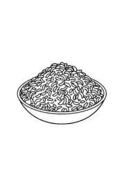 Rice Recipes Coloring Book 95AA5EBE (12 Coloring Pages)