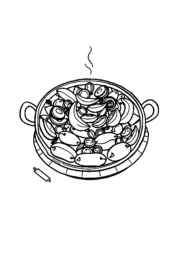 Rice Recipes Coloring Book 95AA5EBE (12 Coloring Pages)