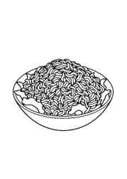 Rice Recipes Coloring Book 95AA5EBE (12 Coloring Pages)