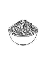 Rice Recipes Coloring Book C9DC1534 (12 Coloring Pages)