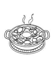 Rice Recipes Coloring Book C9DC1534 (12 Coloring Pages)
