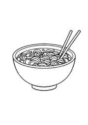 Rice Recipes Coloring Book C9DC1534 (12 Coloring Pages)