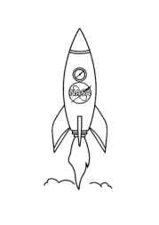 Rockets Coloring Book 1D1DD6D2 (12 Coloring Pages)