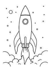 Rockets Coloring Book AC90018D (12 Coloring Pages)